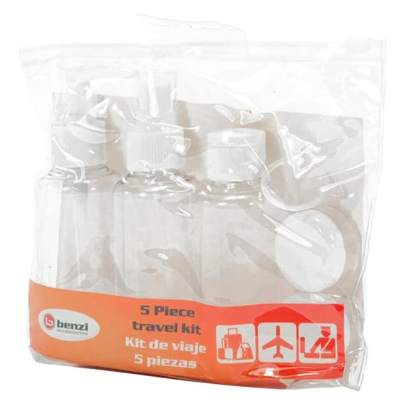 Benzi Bolsa c/ 5 Recipientes BZ5478 Branco | Ref. 288.BZ5478B