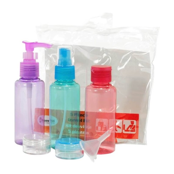 BENZI Bolsa c/ 5 Recipientes Preta | Ref. 288.BZ5478P BENZI Bolsa c/ 5 Recipientes Preta | Ref. 288.BZ5478P