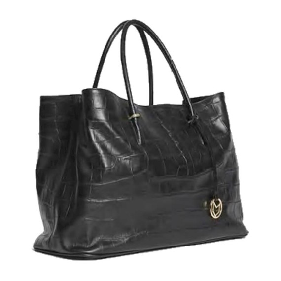 Mala de Senhora Grande Marina Volpe ADELE Preta | Ref. 329.D322P