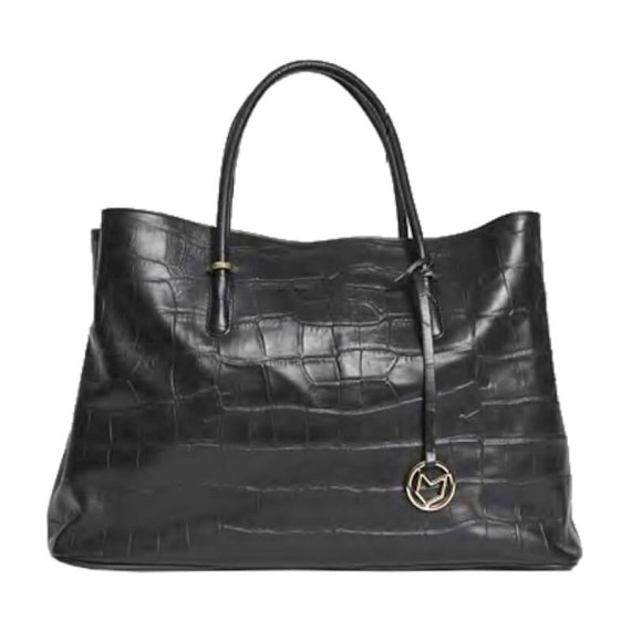 Mala de Senhora Grande Marina Volpe ADELE Preta | Ref. 329.D322P