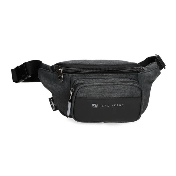 Bolsa de Cintura c/ Bolso Frontal Pepe Jeans JARVIS Preta | Ref. 186.7127131