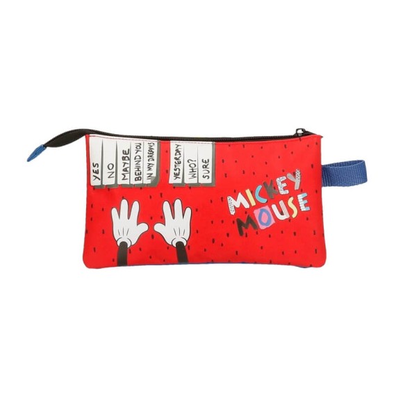 Estojo Escolar Triplo Mickey COLOUR MAYHEM Azul | Ref. 186.4574321 Estojo Escolar Triplo Mickey COLOUR MAYHEM Azul | Ref. 186.4574321