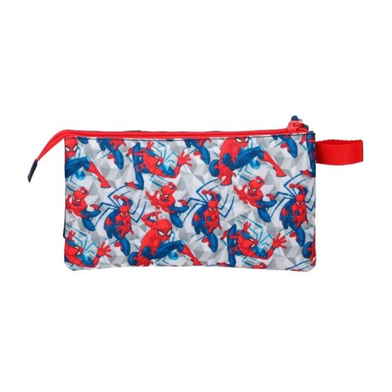 Estojo Escolar Triplo Spiderman HERO Azul | Ref. 186.2454321