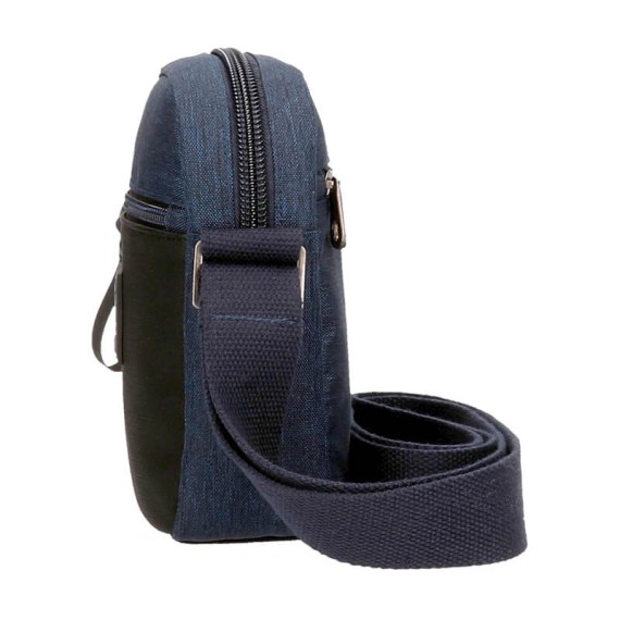 Bolsa de Tiracolo c/ Bolso Frontal Pepe Jeans FENIX Azul | Ref. 186.7155231 Bolsa de Tiracolo c/ Bolso Frontal Pepe Jeans FENIX Azul | Ref. 186.7155231