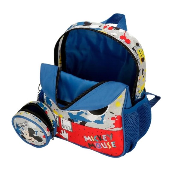 Mochila Infantil Adap. 25cm c/ Carro Mickey COLOUR MAYHEM Azul | Ref. 186.45720T1 Mochila Infantil Adap. 25cm c/ Carro Mickey COLOUR MAYHEM Azul | Ref. 186.45720T1
