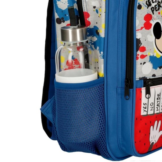 Mochila Infantil Adap. 25cm c/ Carro Mickey COLOUR MAYHEM Azul | Ref. 186.45720T1 Mochila Infantil Adap. 25cm c/ Carro Mickey COLOUR MAYHEM Azul | Ref. 186.45720T1