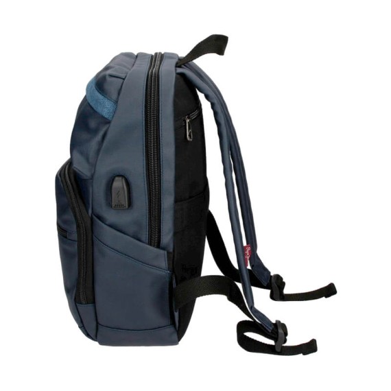 Mochila para Portátil 12” Adapt. Pepe Jeans COURT Azul | Ref. 186.7132032