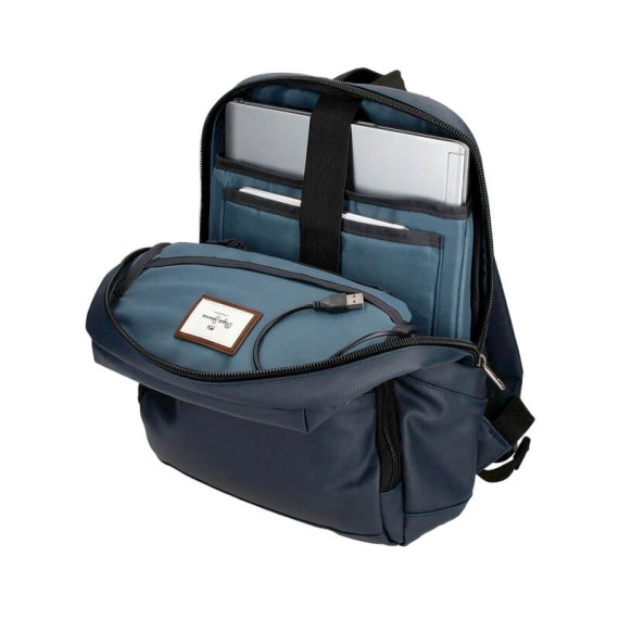 Mochila para Portátil 12” Adapt. Pepe Jeans COURT Azul | Ref. 186.7132032
