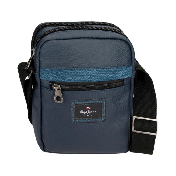 Bolsa de Tiracolo Grande 2C Pepe Jeans COURT Azul | Ref. 186.7135532