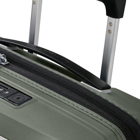 Samsonite Mala/Trolley Cabine 55cm 4R Spinner Exp UPSCAPE Verde Tropa | Ref. 92KJ100114