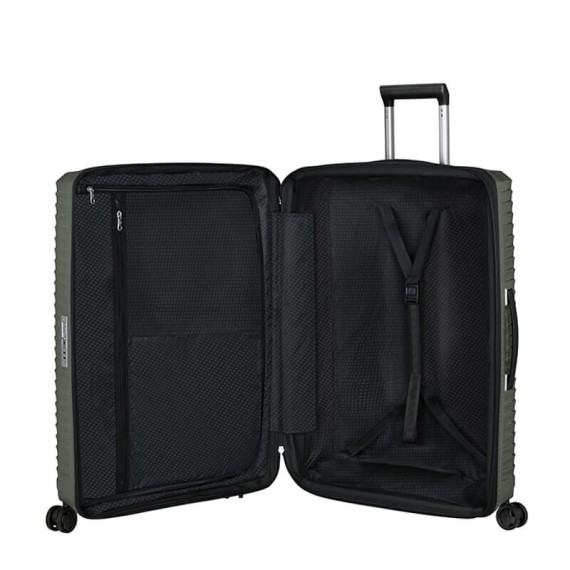 Samsonite Mala de Viagem /Trolley Médio 68cm 4R Exp UPSCAPE Verde Tropa | Ref. 92KJ100214