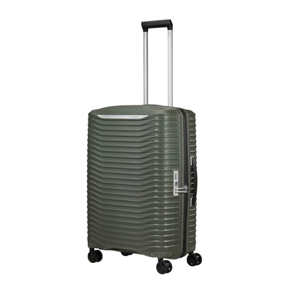 Samsonite Mala de Viagem /Trolley Médio 68cm 4R Exp UPSCAPE Verde Tropa | Ref. 92KJ100214