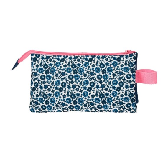 Estojo Escolar Triplo Minnie MAKE IT RAIN BOWS Azul | Ref. 186.4534321