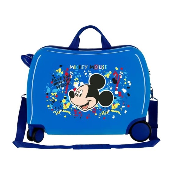 Mala de Viagem Infantil ABS 4 Rodas MICKEY Colour Mayhem Azul | Ref. 186.4579822