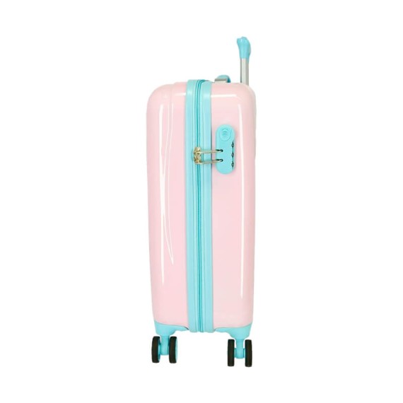 Mala de Cabine / Trolley 55cm 4 Rodas Spinner MINNIE FLORALS Rosa | Ref. 186.2411721