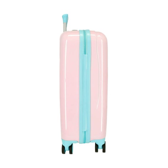 Mala de Cabine / Trolley 55cm 4 Rodas Spinner MINNIE FLORALS Rosa | Ref. 186.2411721