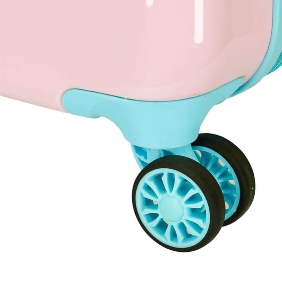 Mala de Cabine / Trolley 55cm 4 Rodas Spinner MINNIE FLORALS Rosa | Ref. 186.2411721