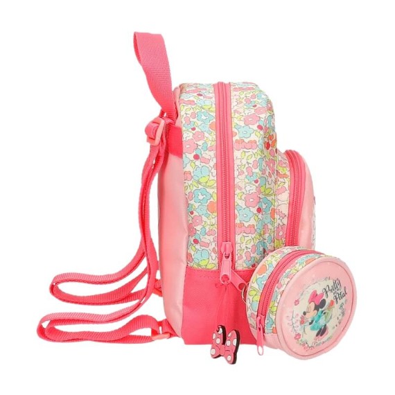 Mochila Infantil 23Cm Minnie FLORALS Multicolor | Ref. 186.2412021
