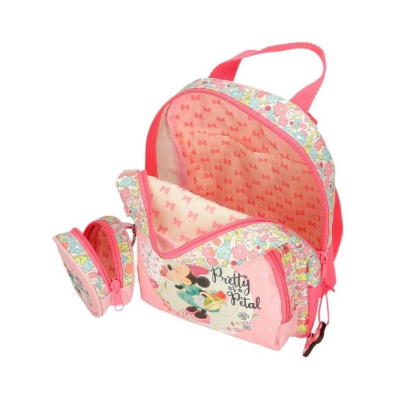 Mochila Infantil 23Cm Minnie FLORALS Multicolor | Ref. 186.2412021