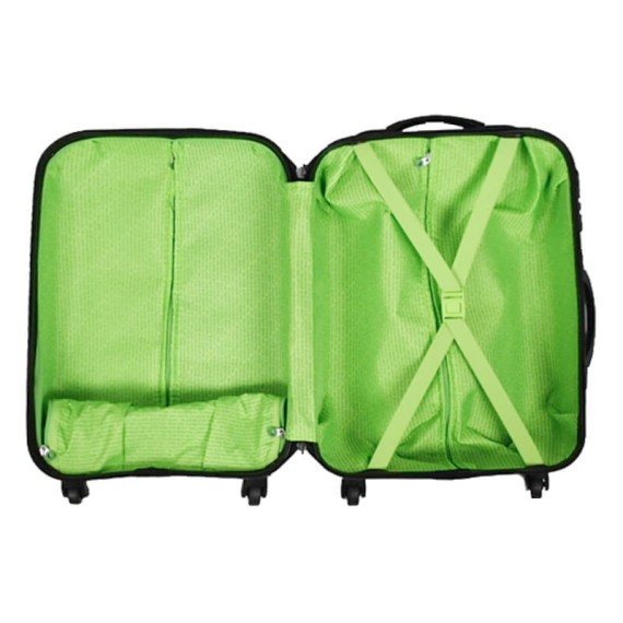Mala/Trolley de Cabine 55cm 4R Spinner Benneton SHAK.3 Turquesa/Laranja | Ref. 13673334/1