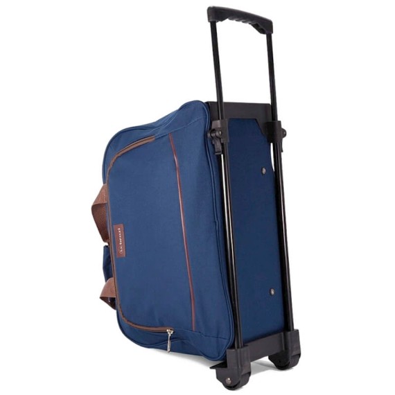 Benzi Saco de Viagem Pequeno/Cabine c/ Rodas 51cm BZ5372 Cinza/Castanho | Ref. 288.BZ5372CC