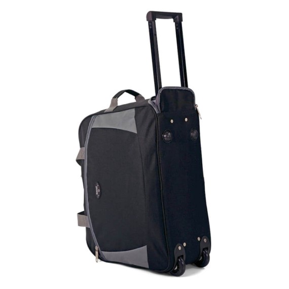 Benzi Saco de Viagem c/ Rodas 44cm BZ5405 Preto/Cinza | Ref. 288.BZ5405PC