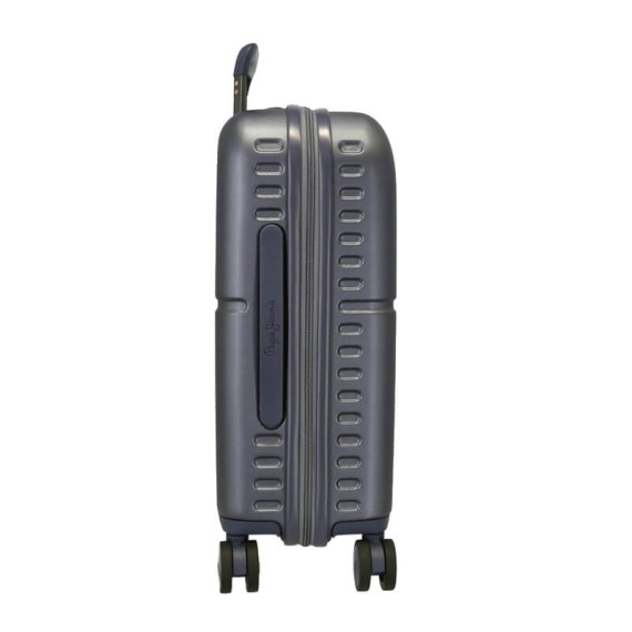 Mala de Cabine / Trolley 55cm 4 Rodas Pepe Jeans HIGHLIGHT Azul Escuro | Ref. 186.7689522A