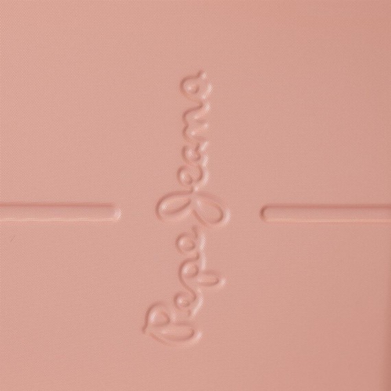 Mala de Cabine / Trolley 55cm 4 Rodas Pepe Jeans HIGHLIGHT Rosa | Ref. 186.7689524A