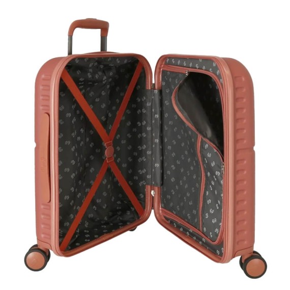 Mala de Cabine / Trolley 55cm 4 Rodas Pepe Jeans HIGHLIGHT Terracota | Ref. 186.7689526A Mala de Cabine / Trolley 55cm 4 Rodas Pepe Jeans HIGHLIGHT Terracota | Ref. 186.7689526A