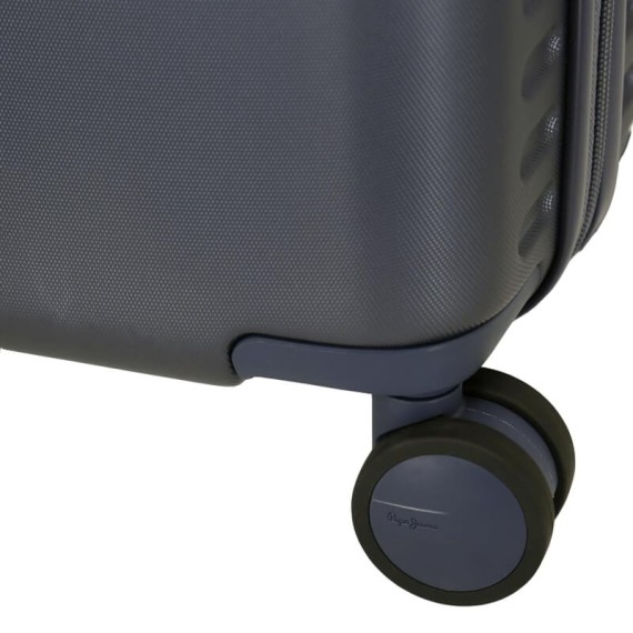 Mala de Viagem /Trolley Grande 70cm 4R Exp. Pepe Jeans HIGHLIGHT Azul Escuro | Ref. 186.7689522B