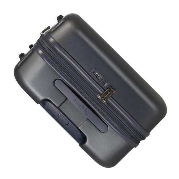 Mala de Viagem /Trolley Grande 70cm 4R Exp. Pepe Jeans HIGHLIGHT Azul Escuro | Ref. 186.7689522B