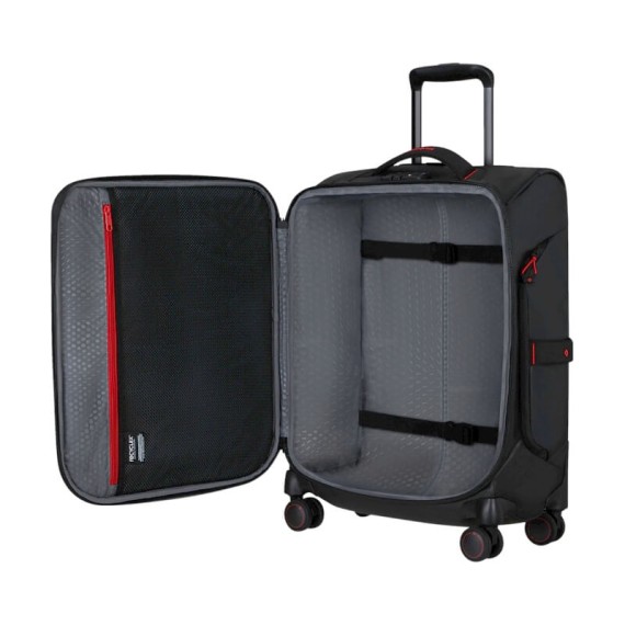 SAMSONITE Mala de Cabine / Trolley 55cm 4R Ecodiver Preta | Ref. 92KH701509