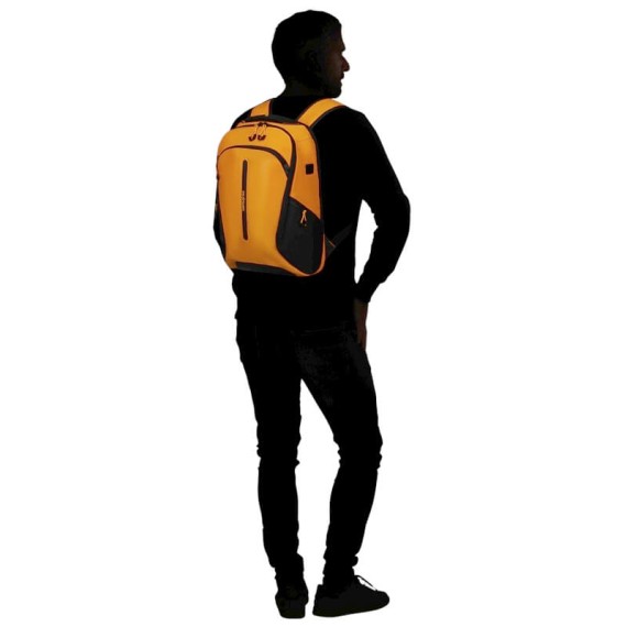 Samsonite Mochila para Portátil 15.6” USB ECODIVER Amarela | Ref. 92KH700406