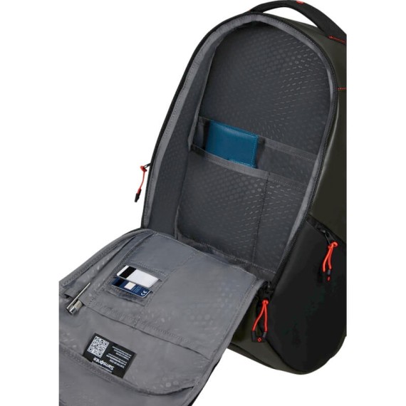 Samsonite Mochila para Portátil 15.6” USB ECODIVER Verde Tropa | Ref. 92KH700414