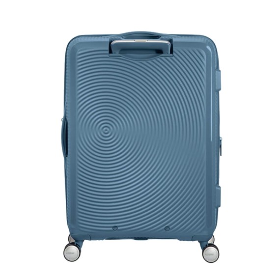 American Tourister Mala de Viagem/ Trolley Médio 67cm 4R EXP SOUNDBOX Azul Pedra | Ref. 9232G00251