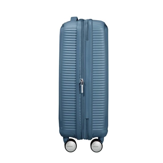 American Tourister Mala de Cabine / Trolley 55cm 4 Rodas Exp SOUNDBOX Azul Pedra | Ref. 9232G00151