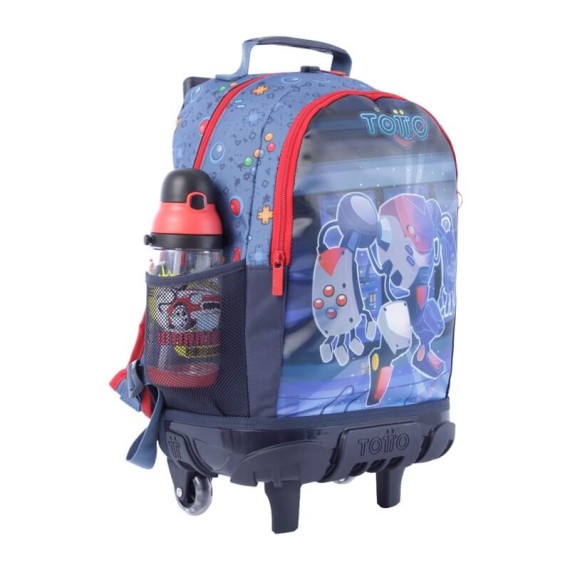 Mochila Trolley Escolar M 43cm Totto ALTAS Azul | Ref. 330.MJ03ATA0052JW Mochila Trolley Escolar M 43cm Totto ALTAS Azul | Ref. 330.MJ03ATA0052JW