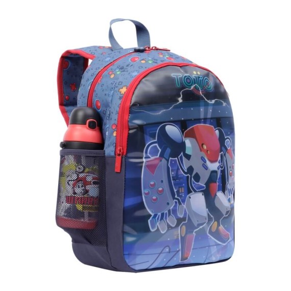 Mochila Escolar Média 42cm Totto ALTAS Azul | Ref. 330.MJ04ATA0022JW Mochila Escolar Média 42cm Totto ALTAS Azul | Ref. 330.MJ04ATA0022JW