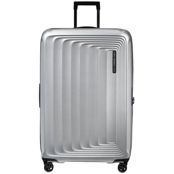 SAMSONITE Mala de Viagem / Trolley Gigante 81cm 4R Exp. Nuon Prata Matte | Ref. 92KF000538