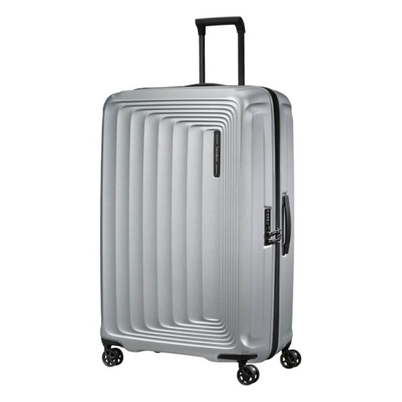 SAMSONITE Mala de Viagem / Trolley Gigante 81cm 4R Exp. Nuon Prata Matte | Ref. 92KF000538