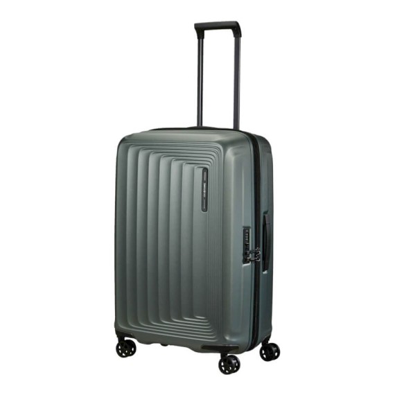 Samsonite Mala/Trolley Média 69cm 4R Spinner Exp. NUON Verde Khaki Matte | Ref. 92KF000394 Samsonite Mala/Trolley Média 69cm 4R Spinner Exp. NUON Verde Khaki Matte | Ref. 92KF000394