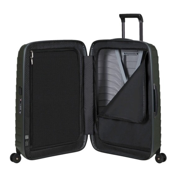 Samsonite Mala/Trolley Média 69cm 4R Spinner PROXIS Verde Matte | Ref. 92CW600244