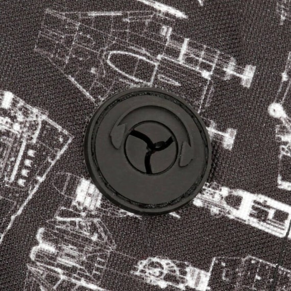 Mochila Escolar Adap. 45cm 2C c/ Carro Star Wars SPACE MISSION Grafite | Ref. 186.24425T1 Mochila Escolar Adap. 45cm 2C c/ Carro Star Wars SPACE MISSION Grafite | Ref. 186.24425T1