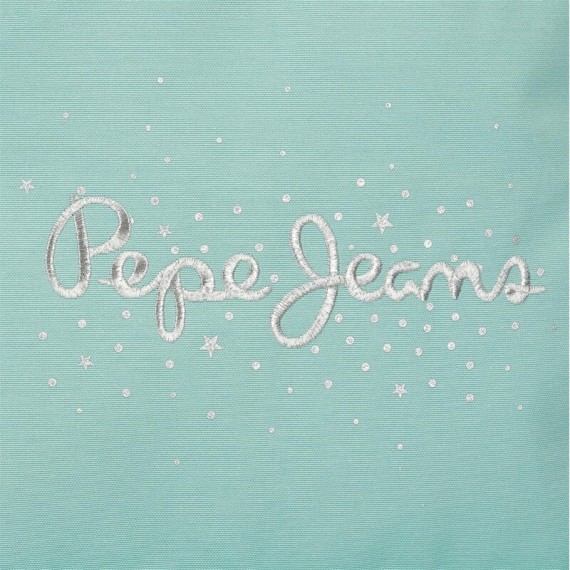 Estojo Escolar 3C. Pepe Jeans JANE Turquesa | Ref. 186.6444321