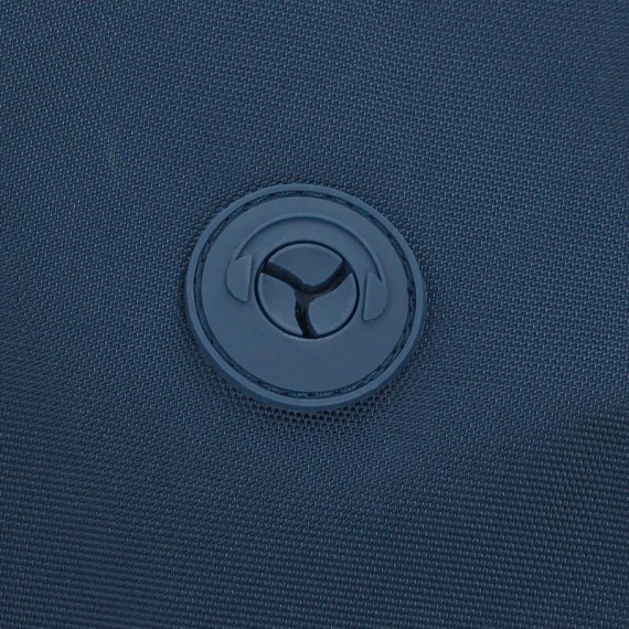 Mochila Escolar Adap. 44Cm. c/ Carro Pepe Jeans CHEST Azul/Bordô | Ref. 186.64723T1