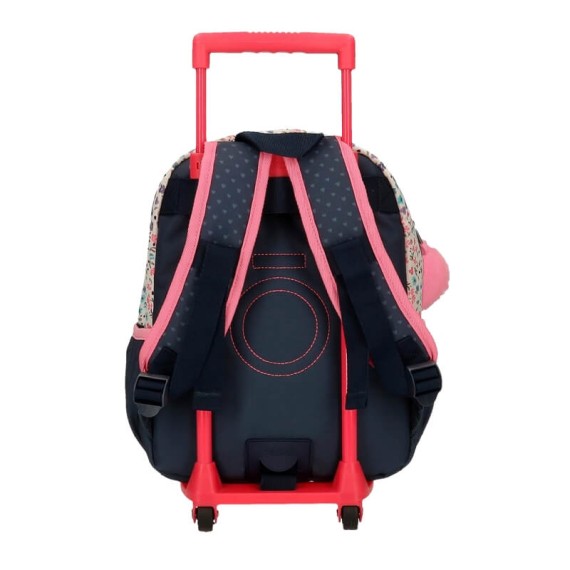 Mochila Pré-Escolar Adap. 32cm c/ Carro Enso TRAVEL TIME Multicolor | Ref. 186.93821T1