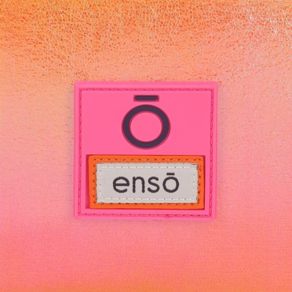 Mochila Pré-Escolar Adap. 32cm c/ Carro Enso CAT CUDDLER Rosa Fuchsia | Ref. 186.93921T1