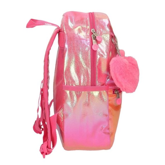 Mochila Pré-Escolar Adap. 32cm Enso CAT CUDDLER Rosa Fuchsia | Ref. 186.93921D1