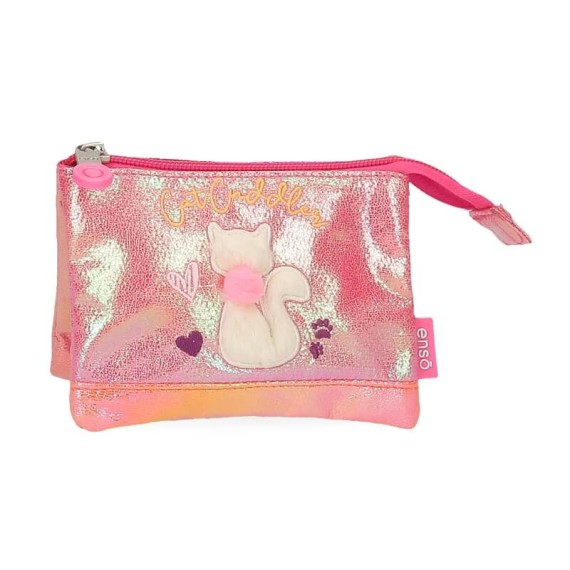 Porta-Moedas/Cartões Enso CAT CUDDLER Rosa Fuchsia | Ref. 186.9398321