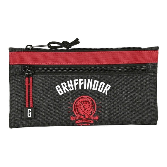 Estojo Escolar 2 Compartimento Harry Potter WITCHCRAFT GRYFFINDOR Preto | Ref. 248.812230029